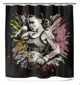 No Pain No Gain Shower Curtain - Beyond T-shirts